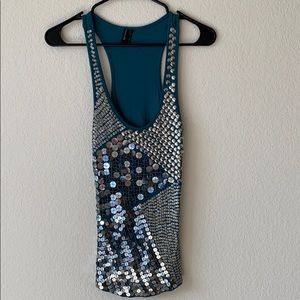 ZIO sequined embellished tank top